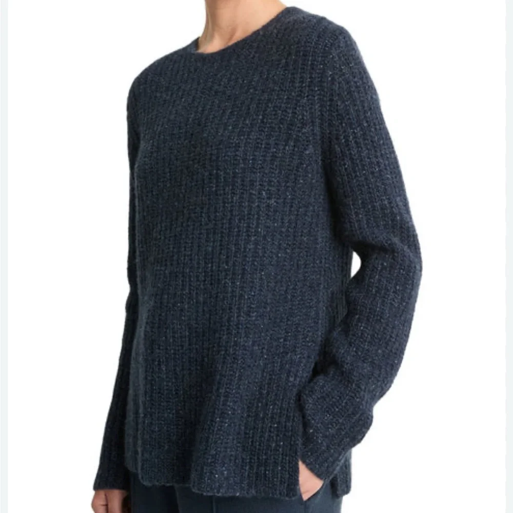 Vince Donegal Blue Cashmere Sweater, size Small, NWT - Picture 1 of 11